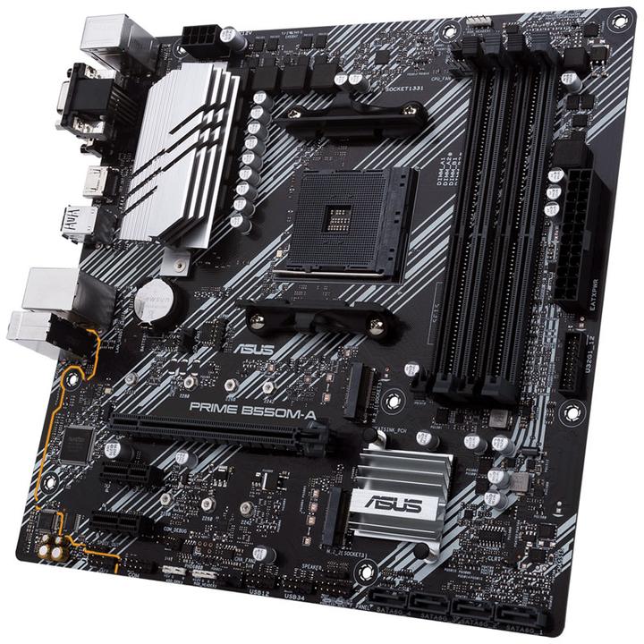 Image du produit ASUS PRIME B550M-A (AM4, AMD B550, mATX)