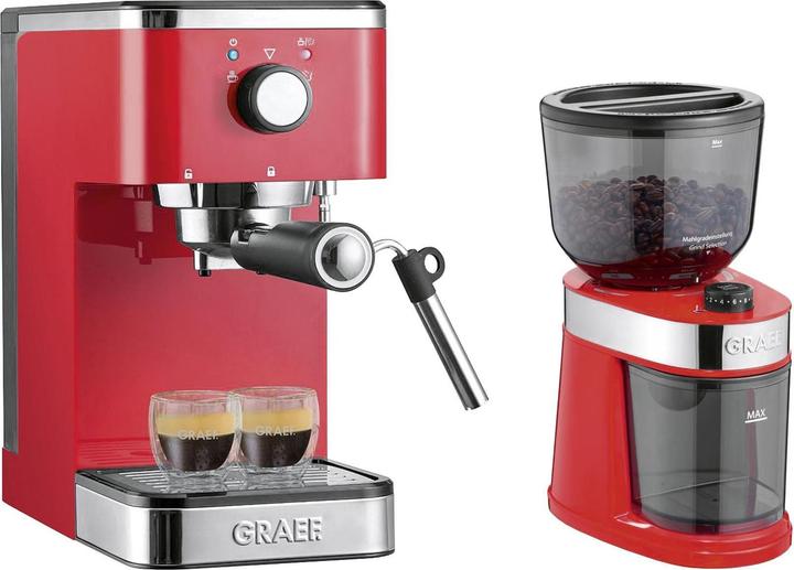 Produktbild Graef Siebträger-Espressomaschine ES 403 salita mit Kaffeemühle CM 203