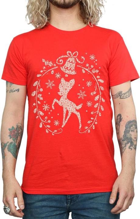 Produktbild Disney Bambi Christmas Wreath TShirt (M)