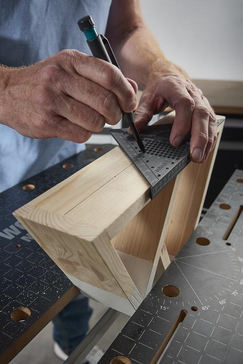 Produktbild wolfcraft Mess- und Markierwinkel VARIO 3D