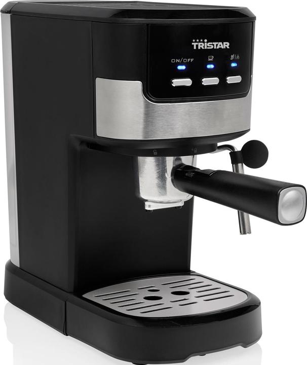 Produktbild Tristar CM-2278 Espressomaschine mit Siebträger Schwarz, Edelstahl 1100W