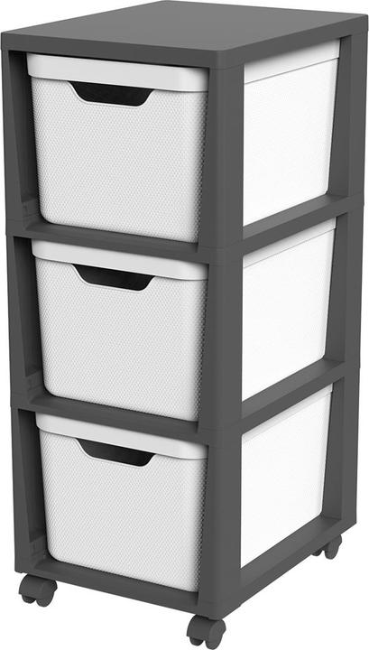 Rotho Tower mit Rollen 3 x 16 l JIVE