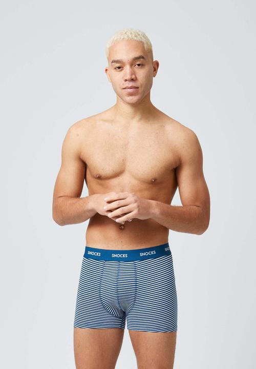 Immagine prodotto Snocks Boxershorts mit Streifen (S, confezione da 6)