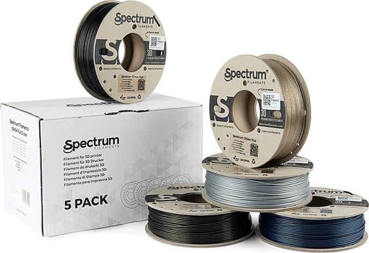 Image du produit Filament PLA Glitter 5 Pack 1.75mm (PLA, 1.75 mm)