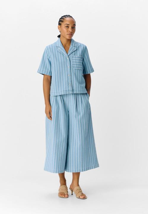 Produktbild Object Streifen Jeanshemd (M)