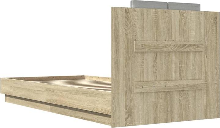 Immagine prodotto VidaXL Giroletto con testiera in rovere Sonoma (90 x 200 cm)