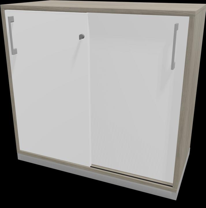 Bianco, Grigio argento, Legno decorativo grigio con struttura