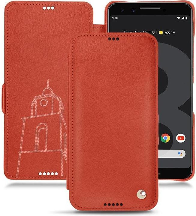 Actual product image Noreve Leather case horizontal (Google Pixel 3 XL)