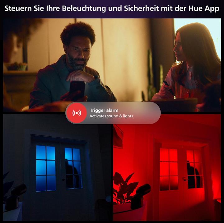 Actual product image Philips Hue Secure Battery Powered Camera (1920 x 1080 Pixels)