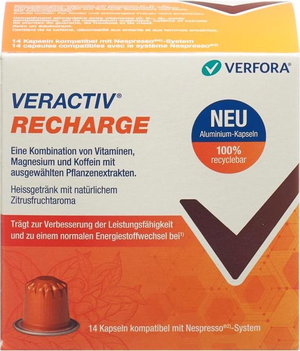 Actual product image Veractiv Recharge (14 Piece, Capsules, 65 g)