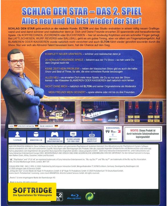 Produktbild Bitcomposer Schlag den Star - Das 2. Spiel (PS4, DE)
