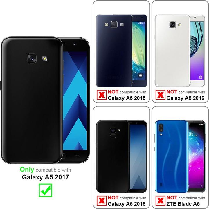 Immagine prodotto Cadorabo Vetro protettivo del display per Samsung Galaxy A5 2017 3-pack full cover (3 Pezzo/i, Samsung Galaxy A5 (2017))