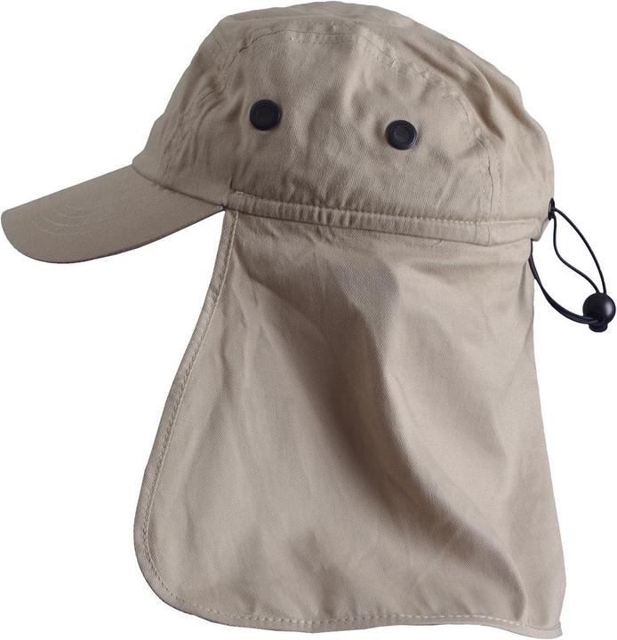 Basic Nature Legionärskappe mit Nackenschutz