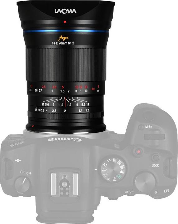 Image du produit Laowa Argus 28mm f/1,2 FF pour Canon RF plein format (Canon RF, Plein format)