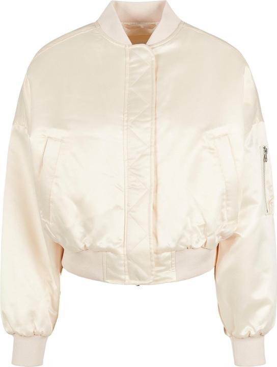 Urban Classics Ladies Short Oversized Satin Bomber Jacket