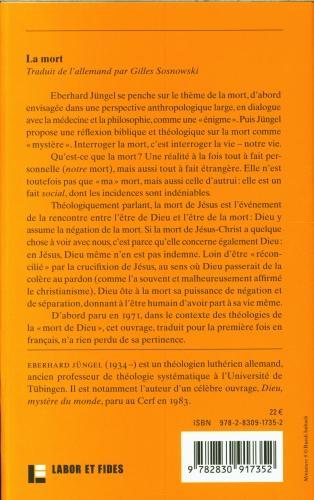 Produktbild La mort (Französisch, Jüngel Eberhard, 2021)