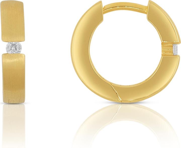 Produktbild Muau Creolen (750/18 K Gelbgold)