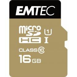 Image du produit Emtec or+. (16 Go, microSDHC, U1, UHS-I)