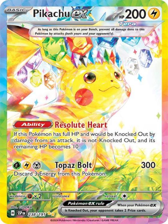Actual product image Pokémon Surging Sparks (English, Booster Pack)