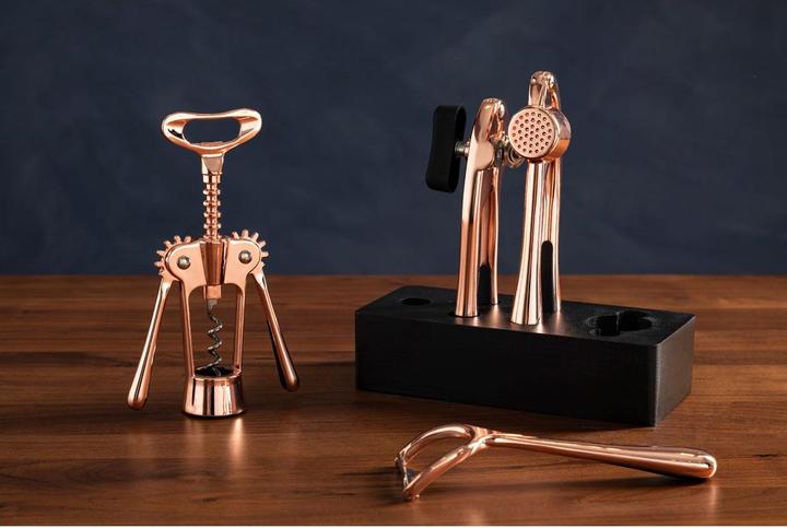 Image du produit Fifty five south Set de 4 gadgets de cuisine Paragon Rosé Or