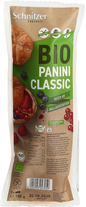 Image du produit Schnitzer Bio Panini Classic clair (188 g)