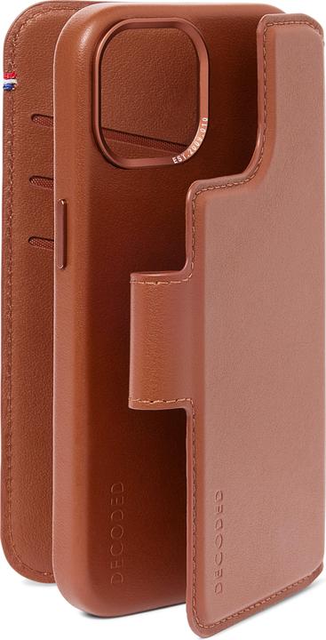 Productafbeelding Decoded Leren achterkant voor iPhone 15 Pro Max Bruin (Apple iPhone 15 Pro Max)