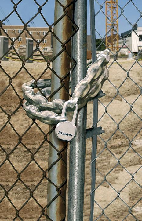 Productafbeelding Master Lock 1,5m lange x 10mm diameter gehard stalen ketting (1.50 m)