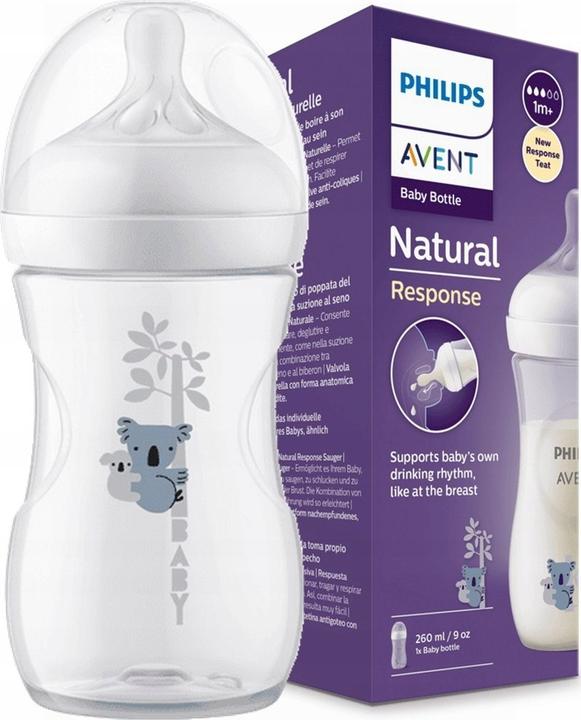 Immagine prodotto Philips Avent Bottiglia Avent Natural Response 260 ml +1m Koala (260 ml)