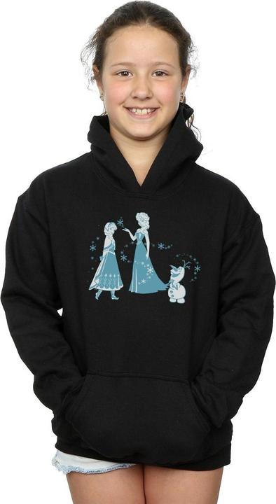 Immagine prodotto Disney Frozen Magic Snowflakes Felpa con Cappuccio Ragazze (140, 146)