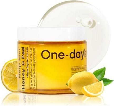 One-Day's You One-Days You Help Me Honey Glow-C Pad Face Toner Pads Korean Skin Care