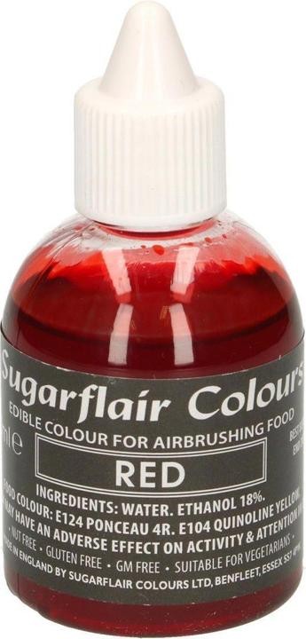 Image du produit Sugarflair Peinture aérographe - Rouge (60 ml)