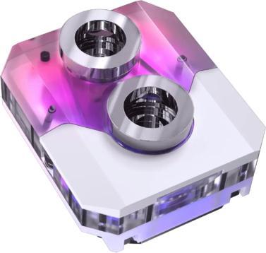 Produktbild Phanteks Glacier EZ-Fit 450CPU CPU-Wasserkühler, RGB - weiss