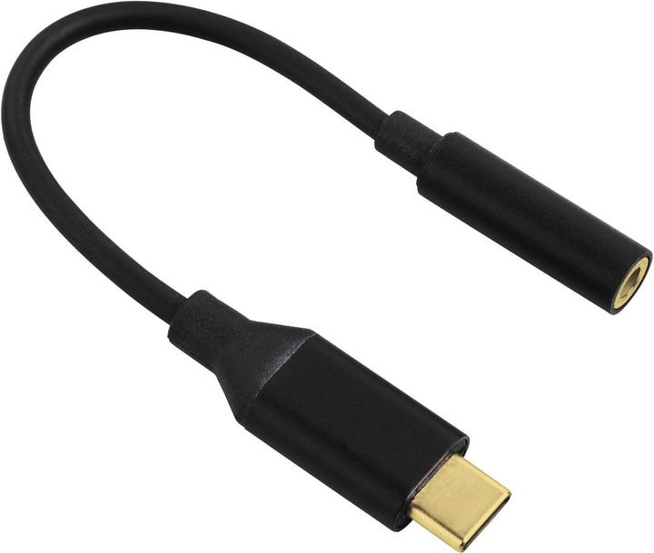 Hama Adapter (USB Typ C, 3.5mm Klinke)