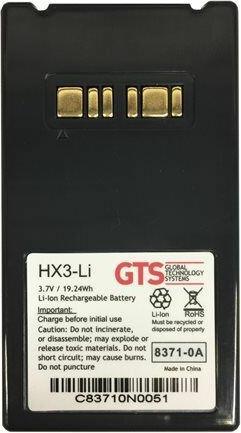 Produktbild Global Technology Systems HX3-LI - Akku - Schwarz - Sanyo - Lithium-Ion (Li-Ion) - 5200 mAh - 3,7 V