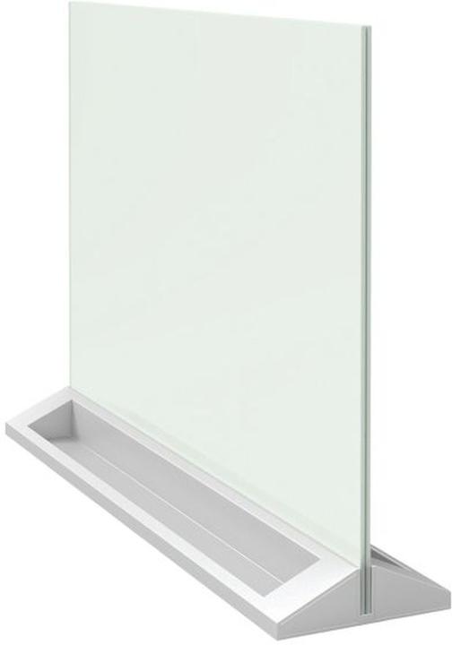 Actual product image Nobo Desktop Board magnetic 1905265 white brilliant (60 x 43 cm)