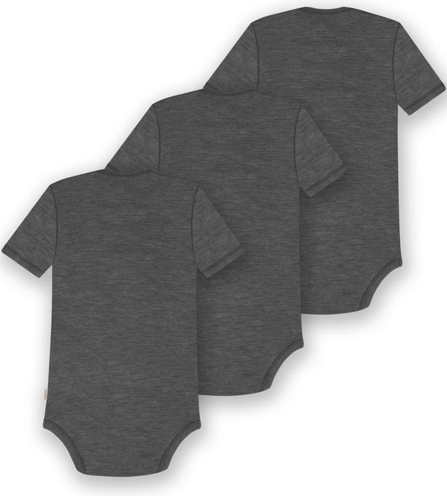Immagine prodotto Normani Set di 3 body baby in merino a maniche corte "Tauranga" - 9291 (98)