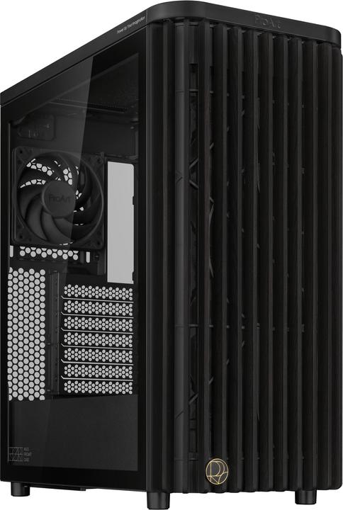 Produktbild ASUS Case PROART PA401 WOOD TG PWM BLACK (ATX)