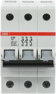Actual product image ABB E203/32G Disconnector 32A 3-pole pro M compact