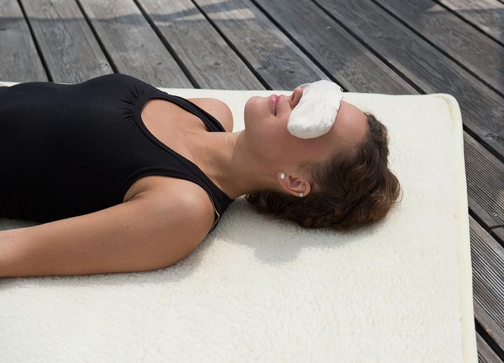 Actual product image Yogistar Augenkissen Bergkristall