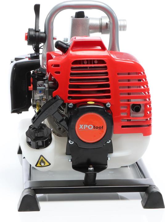 Produktbild XPOtool Benzin Wasserpumpe 1,25kW 25,4mm 8.000l/h 30m Gartenpumpe 2-Takt-Motor (Gartenpumpe)