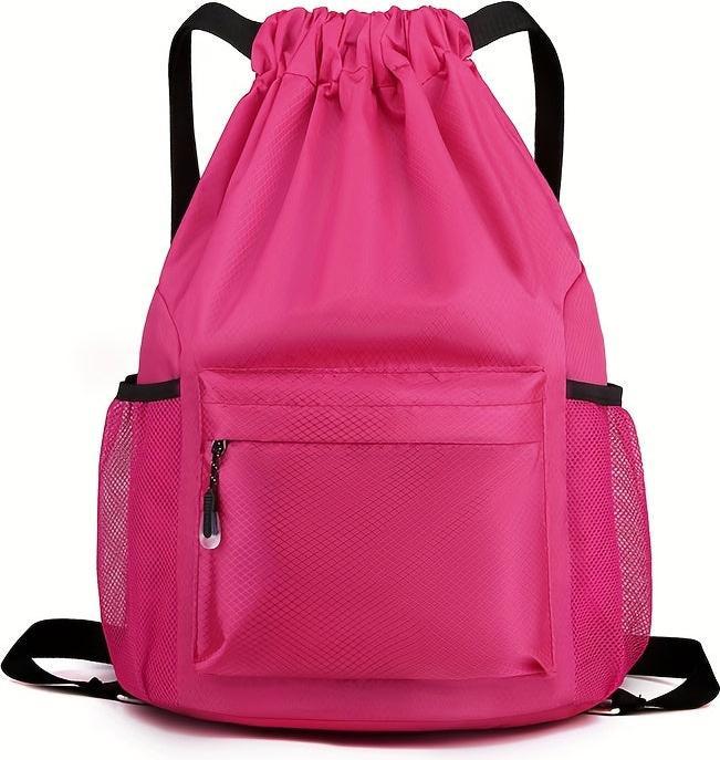 Only-Bags.Store Drawstring Training Rucksack, grosse Kapazität Sport Gym Bag, wasserdicht Travel Daypack