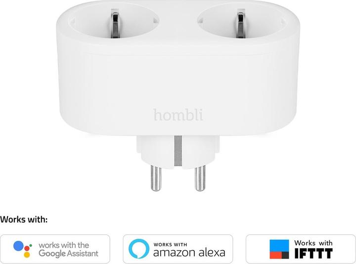Actual product image Hombli Smart Socket Duo EU