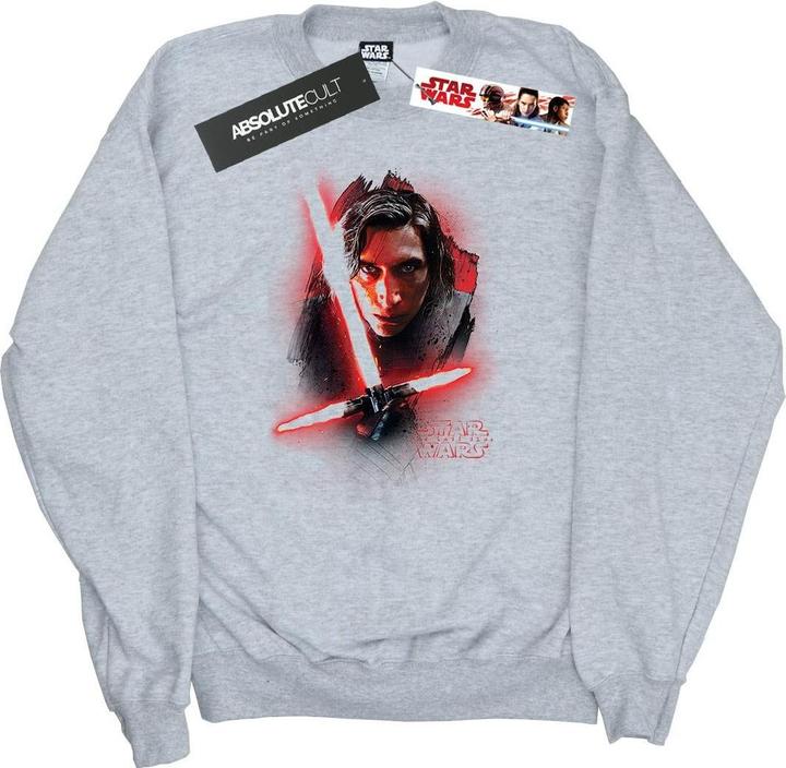 Actual product image Star Wars Mens Kylo Ren Brushed Cotton Sweatshirt (S)