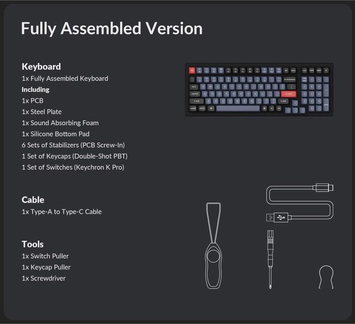 Actual product image Keychron K4 Pro (US, Wireless, Cable)