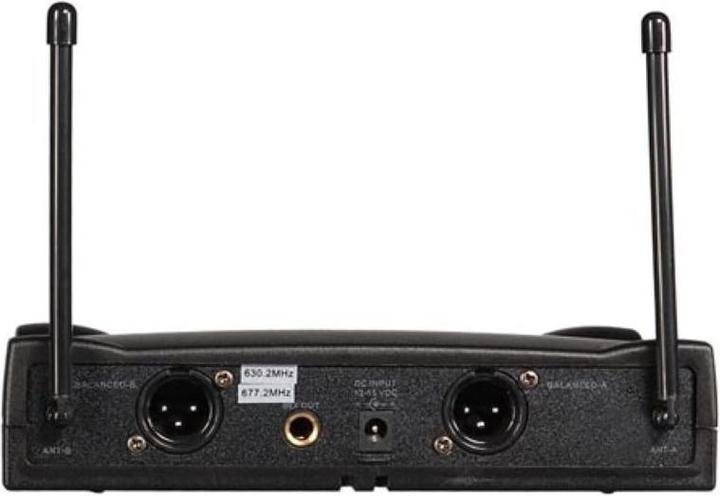 Actual product image Velleman Uhf Wireless Microphone - Dual Channel