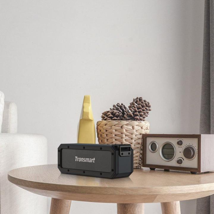 Actual product image Tronsmart Element Force + 40 W Portable Wireless Bluetooth 5.0 NFC Speaker Black (322485) (15 h, Rechargeable battery operated)