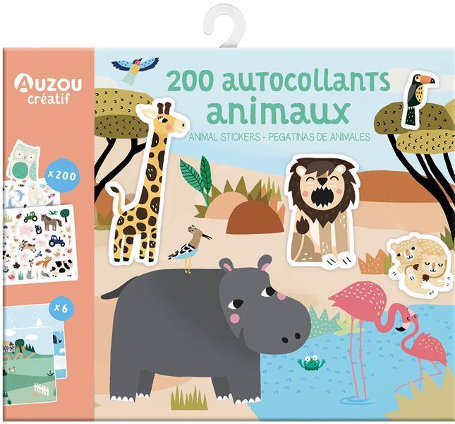 Produktbild Auzou France Animaux : 200 autocollants. Animal stickers. Pegatinas de animales