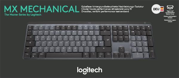 Produktbild Logitech MX Mechanical (DE, Kabellos)