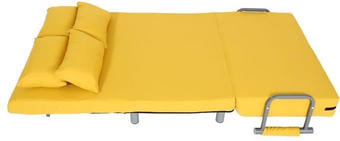 Actual product image Swisshandel24 Sleeping Chair HWC-K29, Folding Armchair Sleeping Sofa Guest Bed Relaxing Armchair, Lying Surface