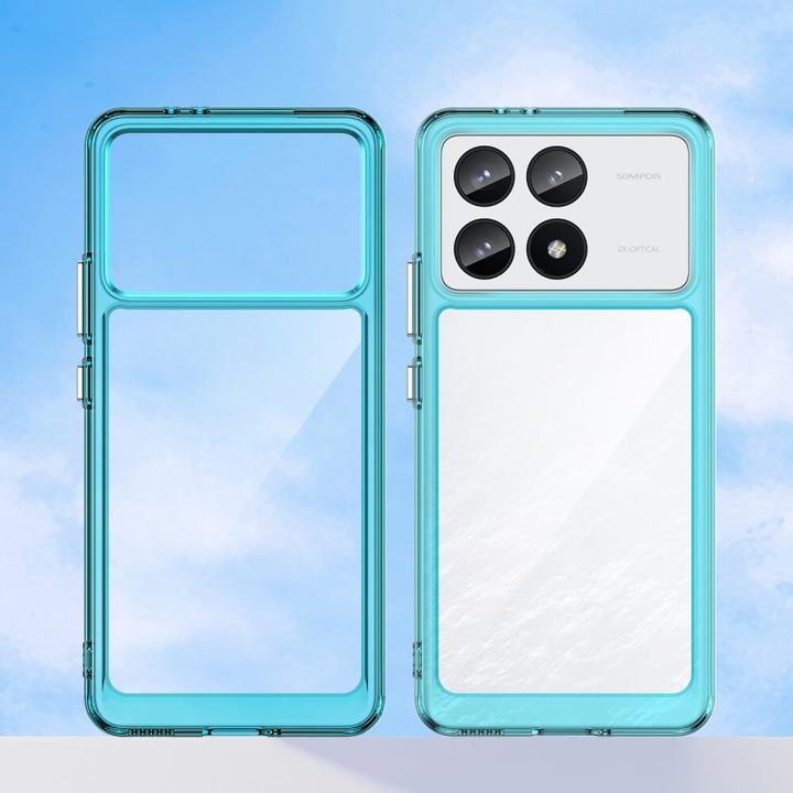 Actual product image Cover-Discount Xiaomi Poco F6 Pro - Protective acrylic mobile phone case with raised edge (Xiaomi Poco F6 Pro)